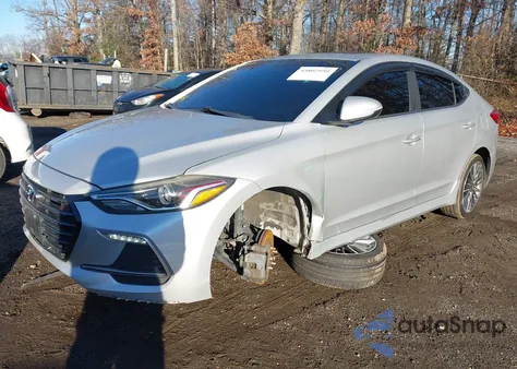 2018 Hyundai Elantra Sport из США, поврежденный, VIN KMHD04LBXJU506219